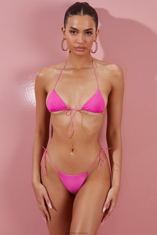 nők Oh Polly sötét rózsaszín jó kémiai mikro háromszög bikinifelső 6F8P8940