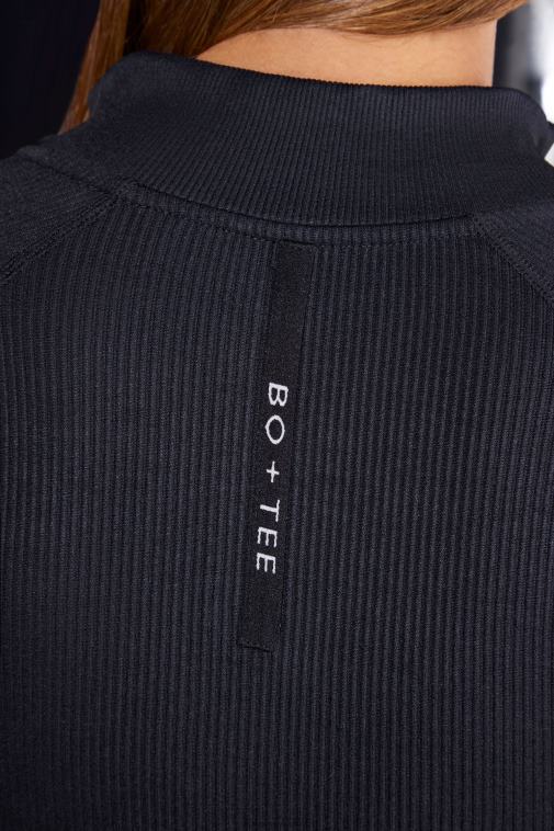 nők Oh Polly fekete egységes cipzáras kabát 6F8P8714