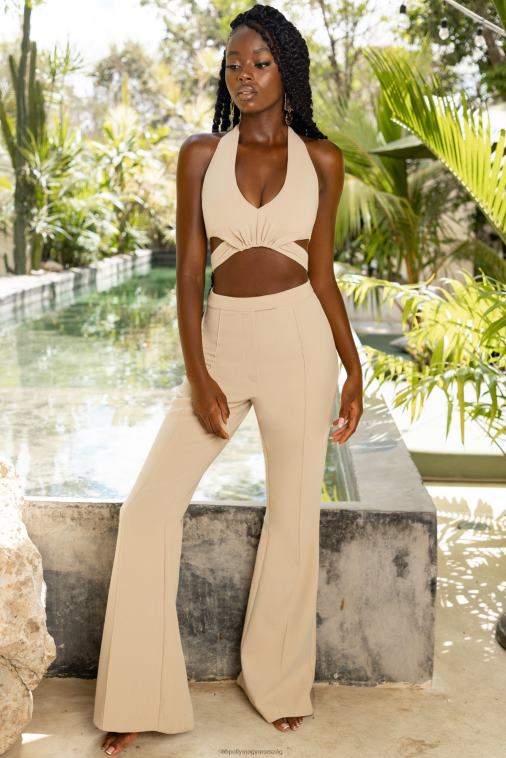 nők Oh Polly kő naplemente előtt kivágott kötőfék felső 6F8P8687