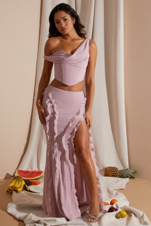 nők Oh Polly elpirul alessia drapírozott fűzős crop top 6F8P8582