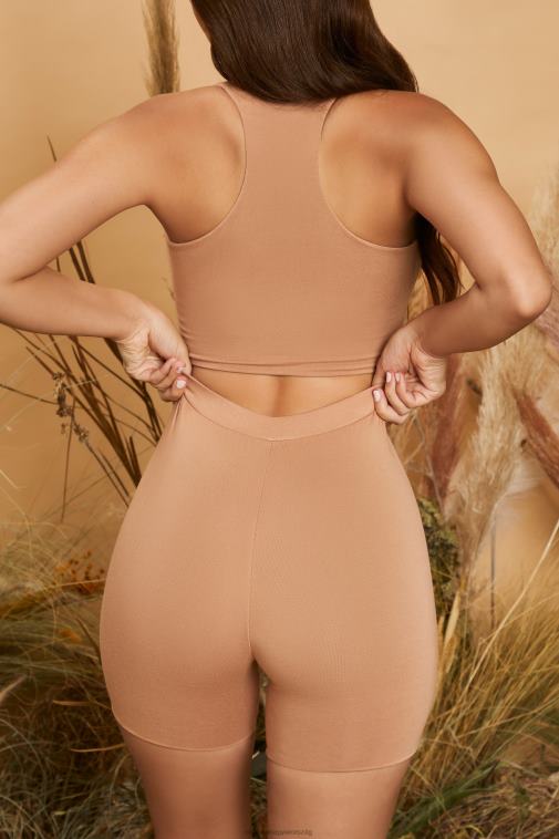 nők Oh Polly mohaachát világos és szögletes, szögletes nyakú crop top 6F8P8695