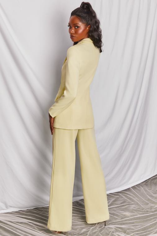 nők Oh Polly sárga power house széles szárú nadrág 6F8P8823