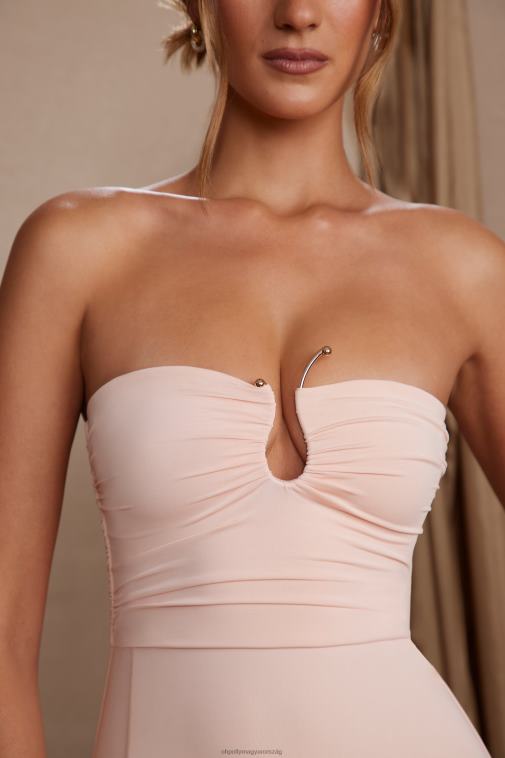 nők Oh Polly elpirul dulcinea pánt nélküli comb magas hasított maxi ruha 6F8P892