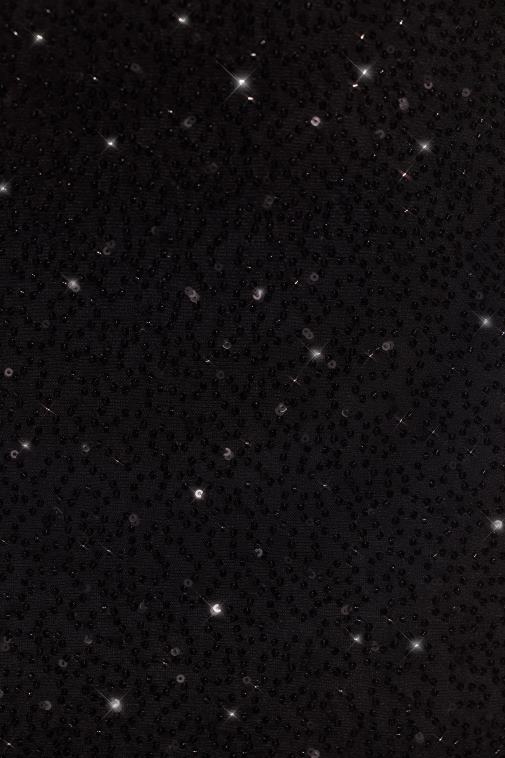 nők Oh Polly fekete verona díszített merülő kötőfék nyakú estélyi ruha 6F8P811