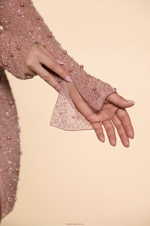 nők Oh Polly bézs chelsea díszítéssel díszített pakolás a vonalas miniruhán 6F8P862