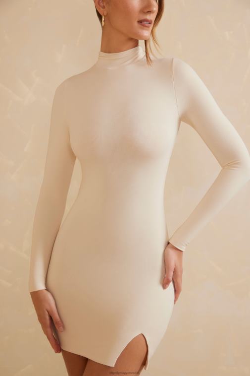 nők Oh Polly elefántcsont bindi magas nyakú, hosszú ujjú miniruha 6F8P883