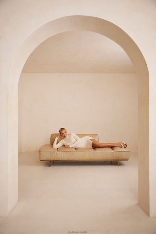 nők Oh Polly elefántcsont bindi magas nyakú, hosszú ujjú miniruha 6F8P883