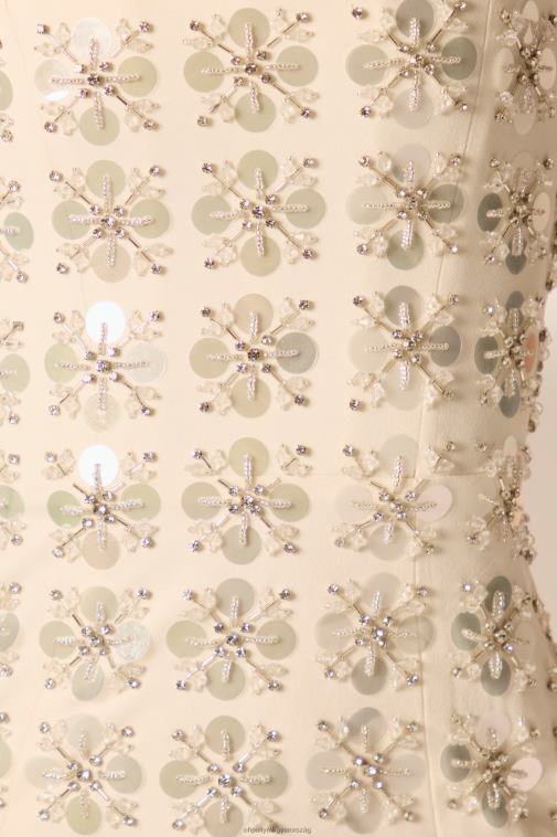 nők Oh Polly elefántcsont celeano kézzel díszített mini ruha 6F8P851