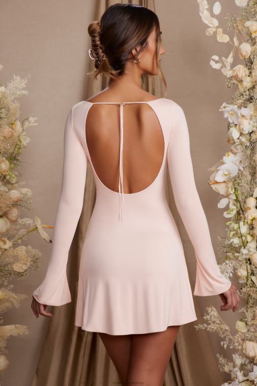 nők Oh Polly elpirul cosette hosszú ujjú kivágott egy vonalú miniruha 6F8P897