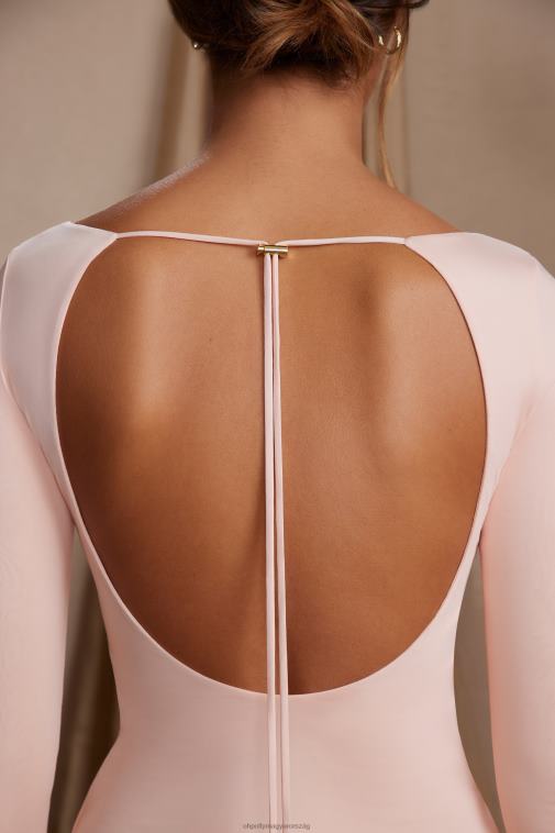 nők Oh Polly elpirul cosette hosszú ujjú kivágott egy vonalú miniruha 6F8P897