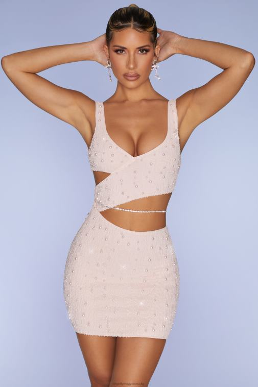 nők Oh Polly elpirul epernay díszítésű kivágott mini ruha 6F8P8433