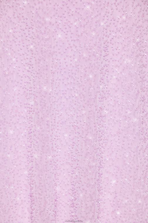 nők Oh Polly halványlila salerno díszítésű, több viseletű a-vonalú miniruha 6F8P89