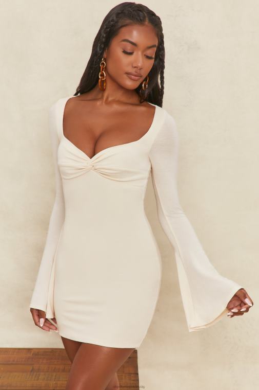 nők Oh Polly krém legvadabb álmok lobogó ujjú miniruha 6F8P8542