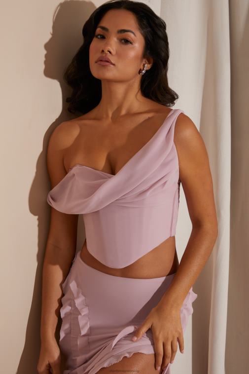 nők Oh Polly elpirul lucia középen emelkedő fodros részlet maxiszoknya 6F8P8753